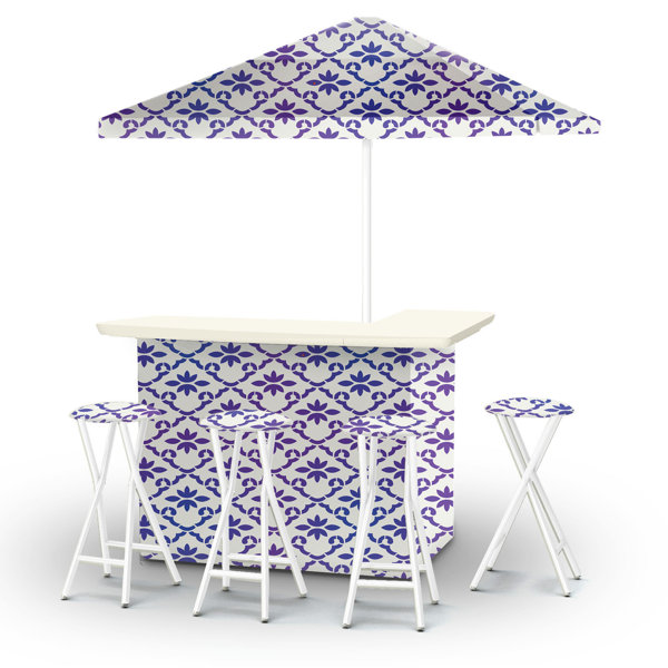 Best of Times Bar Set with Stools Wayfair Canada